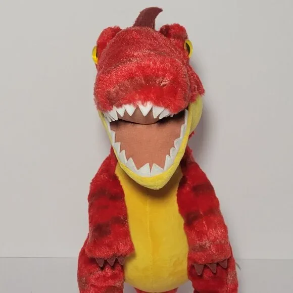 Build A Bear Red and Yellow T Rex Dinosaur with Dinosaur Sounds - Picture 5 of 11